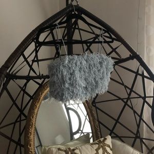 Zara light blue crop